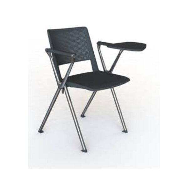 silla universitaria Iso Revolution, paleta con sistema antipanico, soporte metalico, asiento y respaldo plastico