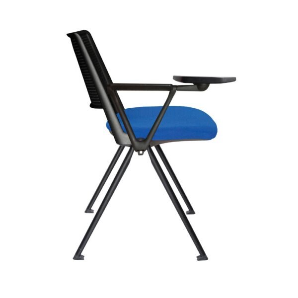 silla universitaria Iso Revolution, paleta con sistema antipanico, soporte metalico