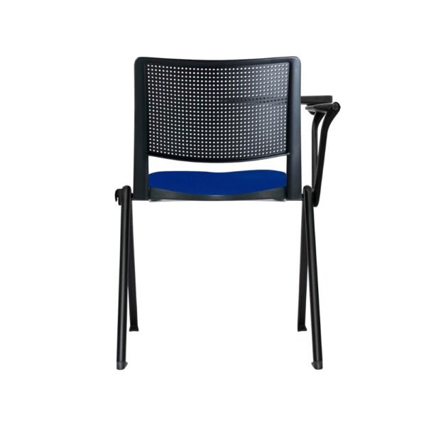 silla universitaria Iso Revolution, paleta con sistema antipanico, soporte metalico, respaldo plastico asiento tapizado