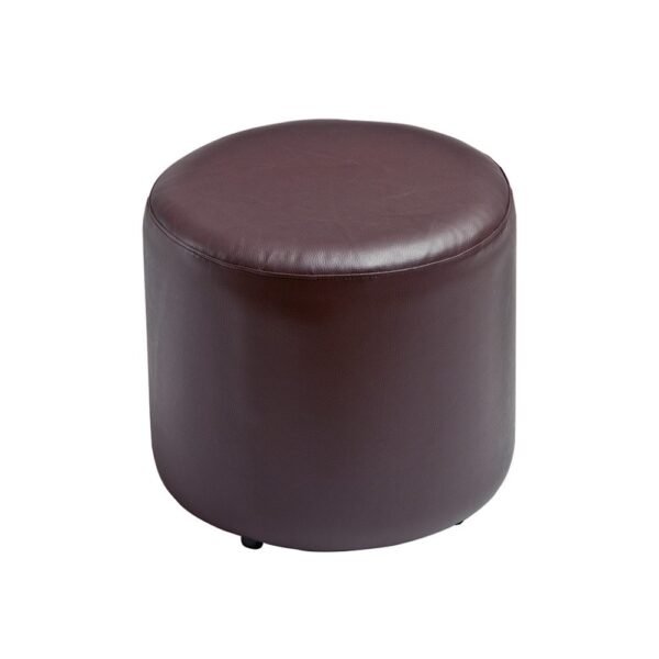 puf o pouf cuadrado o redondo tapizados en tela color a eleccion