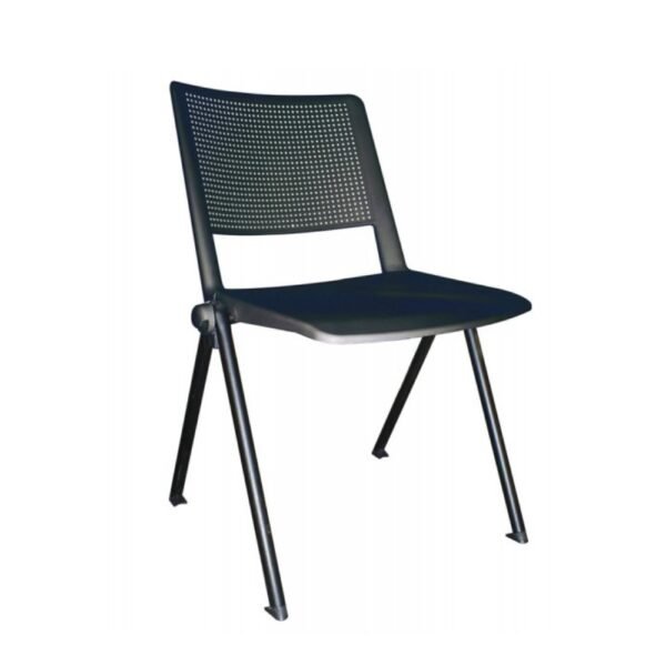 Silla multiproposito o de visita Iso Revolution, estructura de 4 patas, asiento y respaldo de plastico