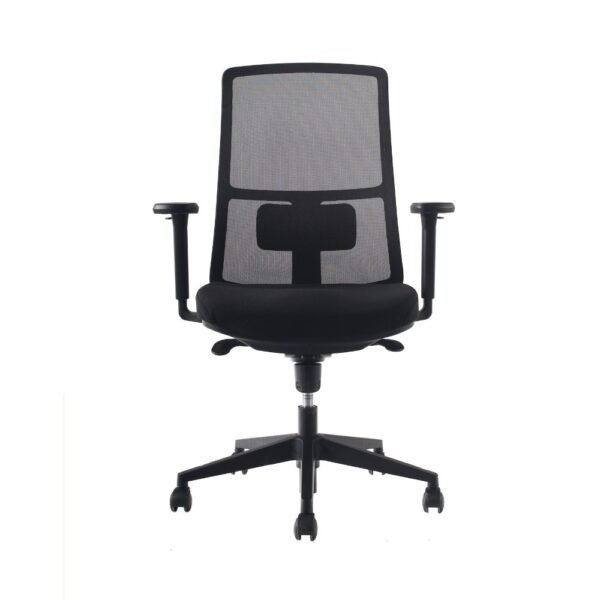 silla Tela ejecutiva profesional, sincronica, brazos regulables,asiento tapizado, respaldo malla