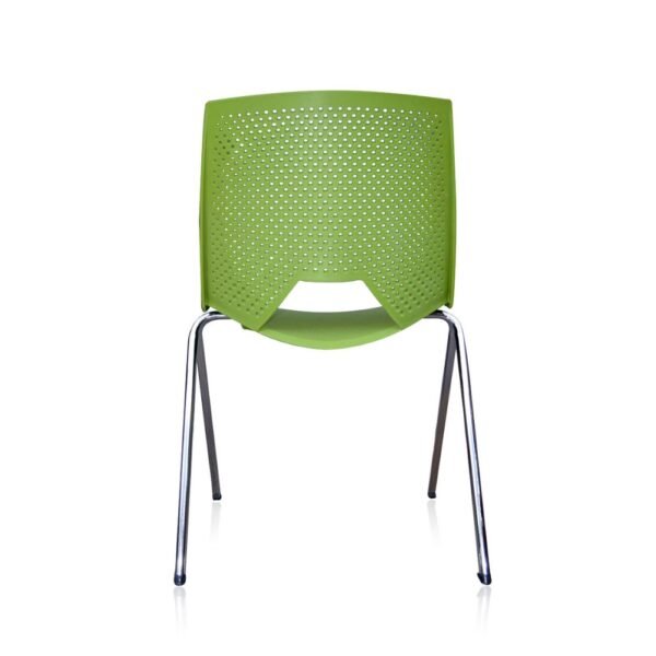 Silla de visita o multiproposito Strike, estructura de 4 patas cromadas, asiento y resplado plastico.