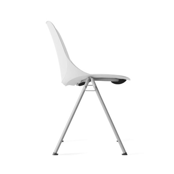 Silla de visita o multiproposito Quick, estructura de 4 patas cromadas, asiento y resplado plastico.