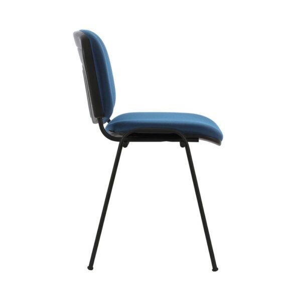 Silla de visita o multiproposito Isosceles, estrcutura de 4 patas, asiento y respaldo tapizados