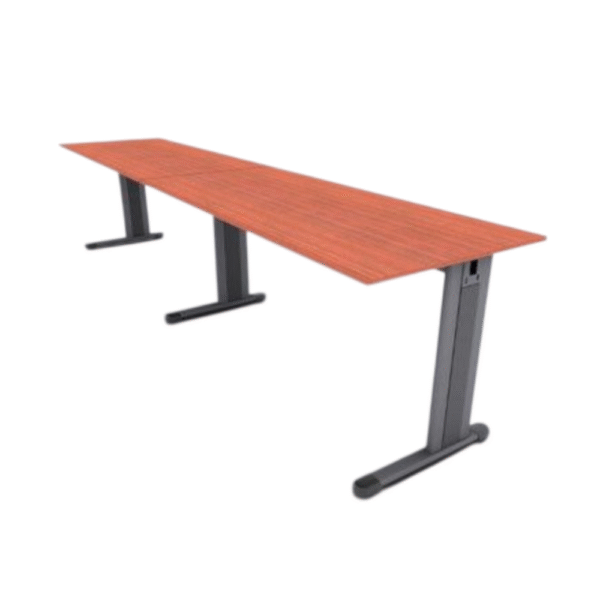 sala de capacitacion, mesas modulares, escritorios, base freestanding