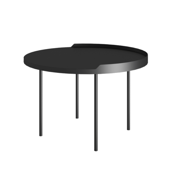 mesa redonda de centro Orion, cubierta MFC de 18mm estructra metalica
