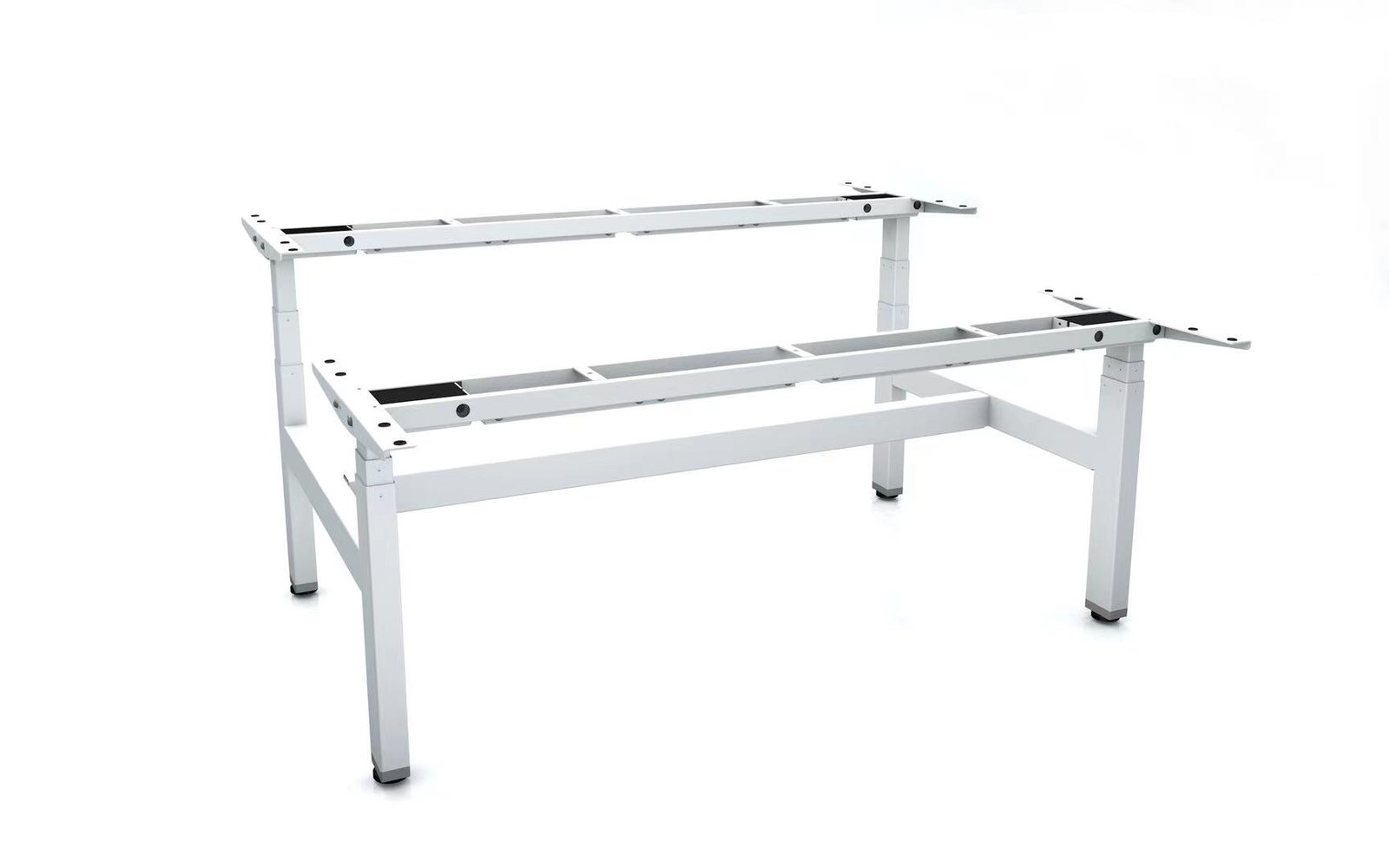 estructura Duplo para escritorio doble, regulable, altura ajustable de forma independiente