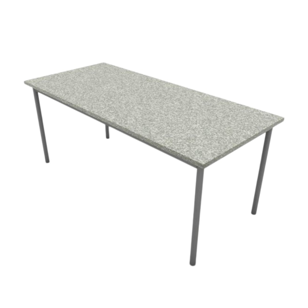 mesa Casino, estructura metalica de 4 patas, cubierta laminada o de melamina medidas a definir