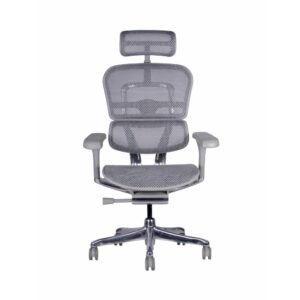 SILLA EJECUTIVA ERGOHUMAN FIT GRIS