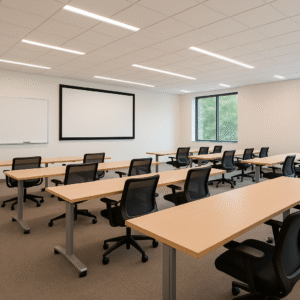 Como ambientar una sala de capacitación que inspire y funcione